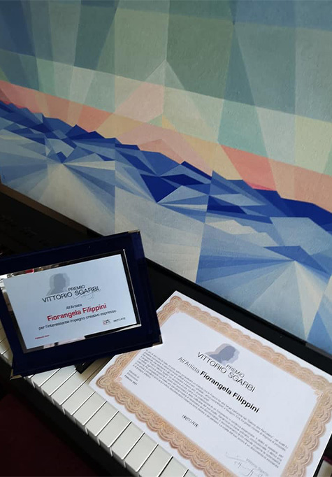 Fiorangela Filippini Vincitrice Premio Vittorio Sgarbi ok